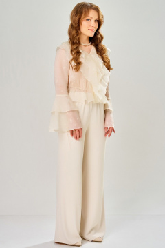 Брюки Fita 20831 экрю - фото 4