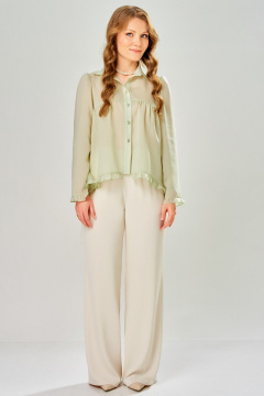 Блуза Fita 20841 лаймовый - фото 4