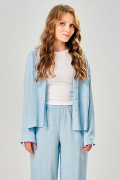 Брюки, рубашка Fita 3312 небесно-голубой - фото 5