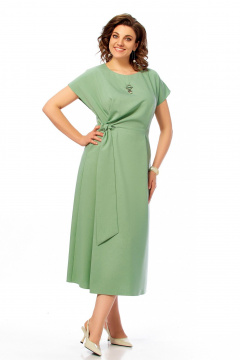 Платье Ольга Стиль С-1019 полынь - фото 3