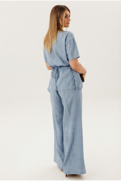 Блуза, брюки Fantazia Mod 5405 голубой - фото 2