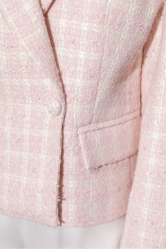 Брюки, жакет PiRS 6793 розовый+белый - фото 4