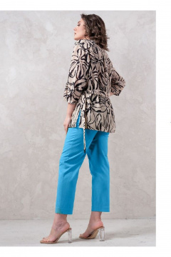 Брюки Erika С-150-2 голубой - фото 2