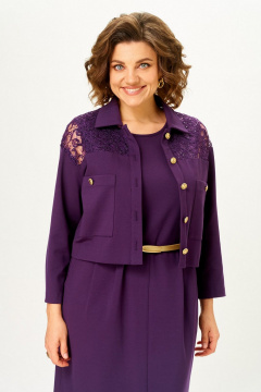 Жакет, платье Svetlana-Style 2161 фиолетовый - фото 5