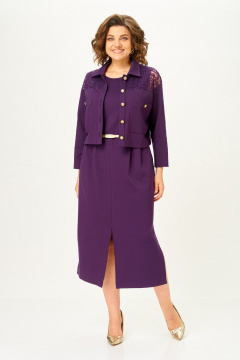 Жакет, платье Svetlana-Style 2161 фиолетовый - фото 3