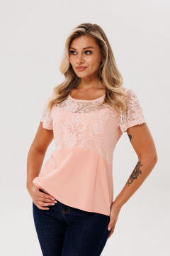 Блуза Anelli 1653 персиковая-дымка - фото 1