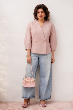 Жакет Anelli 1842 розовая-зарянка - фото 3