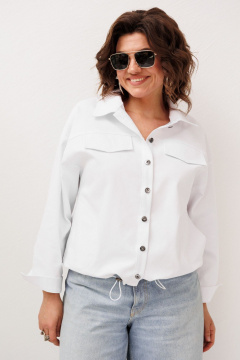 Жакет Anelli 1816 четкий-белый - фото 1