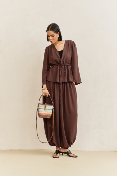 Брюки FLAIM 2102 коричневый - фото 4