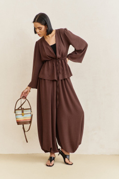 Брюки FLAIM 2102 коричневый - фото 3