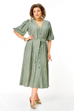 Платье VI ORO VR-1275 олива - фото 3