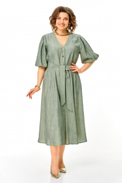 Платье VI ORO VR-1275 олива - фото 1