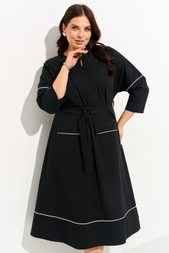 Платье IVA 1716 черный - фото 3