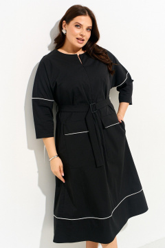 Платье IVA 1716 черный - фото 2