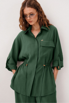 Брюки, рубашка Butеr 3336 изумруд - фото 5