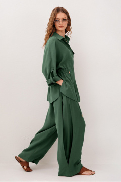 Брюки, рубашка Butеr 3336 изумруд - фото 4
