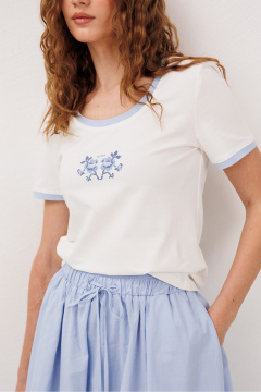 Футболка Butеr 3337 молочный - фото 3