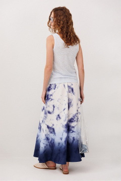 Юбка Butеr 3342 синий-принт - фото 4