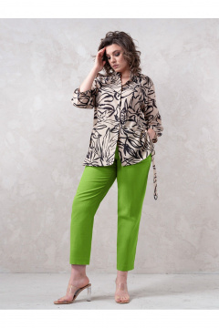 Брюки Erika С-150-2 зеленый - фото 1