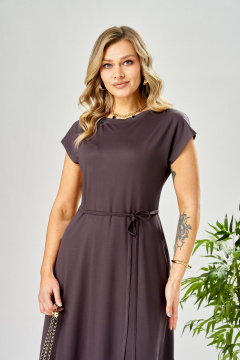 Платье AVA fashion М-199 баклажан - фото 5