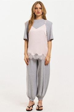 Джемпер JRSy 2688 меланж_серый - фото 5