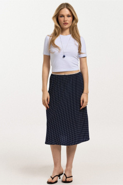 Юбка JRSy 2693 синий_в_горох - фото 1