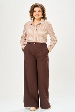 Брюки Andina city 2033-26 коричневый - фото 5