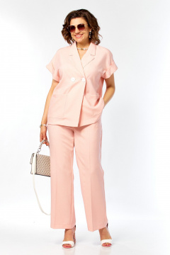 Брюки, жакет Taita plus 2617 розовый - фото 3