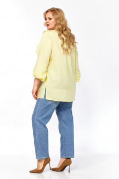 Блуза Элль-стиль 2469а желтый - фото 4