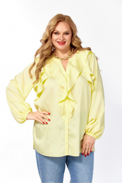 Блуза Элль-стиль 2469а желтый - фото 3