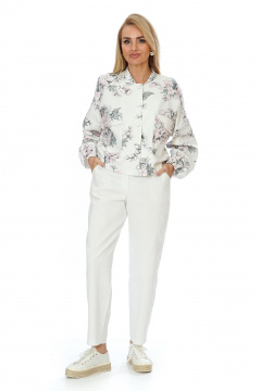 Брюки, бомбер Alani Collection 2568 молоко - фото 1