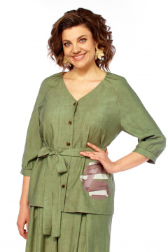 Блуза, брюки Matini 1.1810 зеленый - фото 5