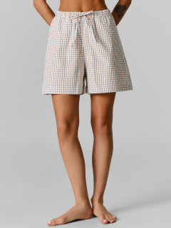 Шорты Mark Formelle 132341-2/25-41513П-9 клетка_на_св.молочном - фото 1