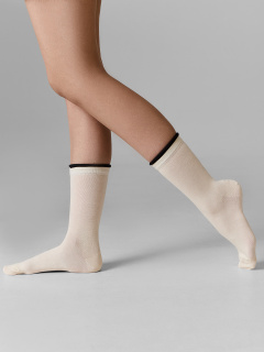 Носки Mark Formelle 245K-3509/26245K-1 молочный_рис.3509 - фото 1