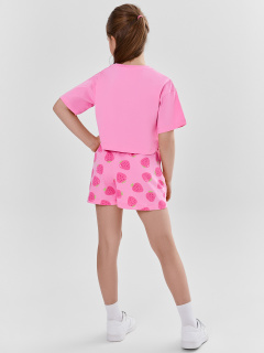 Футболка, шорты Mark Formelle 397764/25-39265П-0 фламинго_клубника_на_розовом_3_сл_на_пол - фото 2