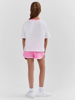 Футболка, шорты Mark Formelle 397769/26-45388П-7 белый_фламинго_печать_2_сл_на_пол - фото 2
