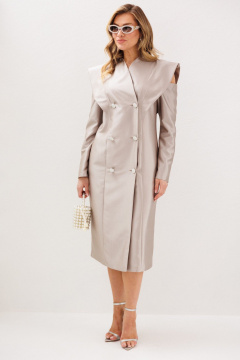 Платье Anastasia м-1348.1 жемчужно-бежевый - фото 2