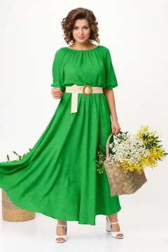 Платье Anastasia м-1236.2 травяной-зеленый - фото 1
