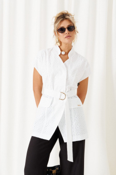 Брюки, жакет Beautiful&Free 6473 бело-черный - фото 5