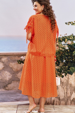 Блуза, юбка Vittoria Queen 29353 оранжевый - фото 4