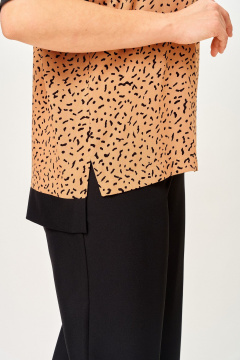 Блуза, брюки DaLi 7044.2 капучино - фото 4