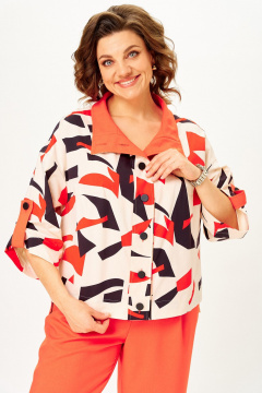 Брюки, жакет DaLi 7076.2 мультиколор - фото 2