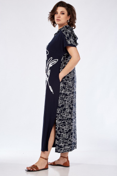 Платье Jurimex 3514-2 синий - фото 5