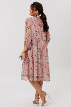 Платье Anelli 1657 пудровый-сад - фото 3