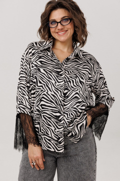 Рубашка Anelli 1801 зебра - фото 1