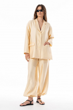 Брюки SILVERSPICE S-3527 желтый - фото 4