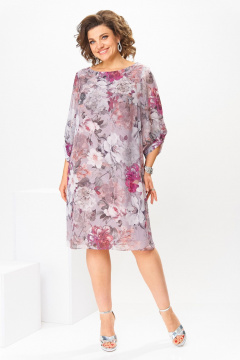 Платье Romanovich Style 1-2792 розовые_цветы - фото 3