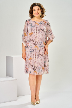 Платье Romanovich Style 1-2792 пудровый - фото 3