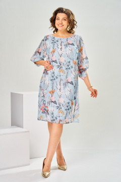 Платье Romanovich Style 1-2792 голубой_нов - фото 2