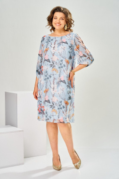 Платье Romanovich Style 1-2792 голубой_нов - фото 1